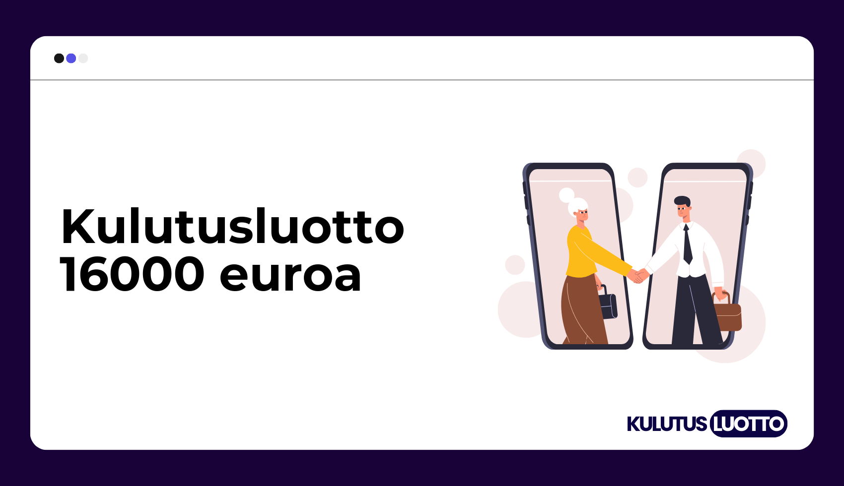 Kulutusluotto 16000 euroa