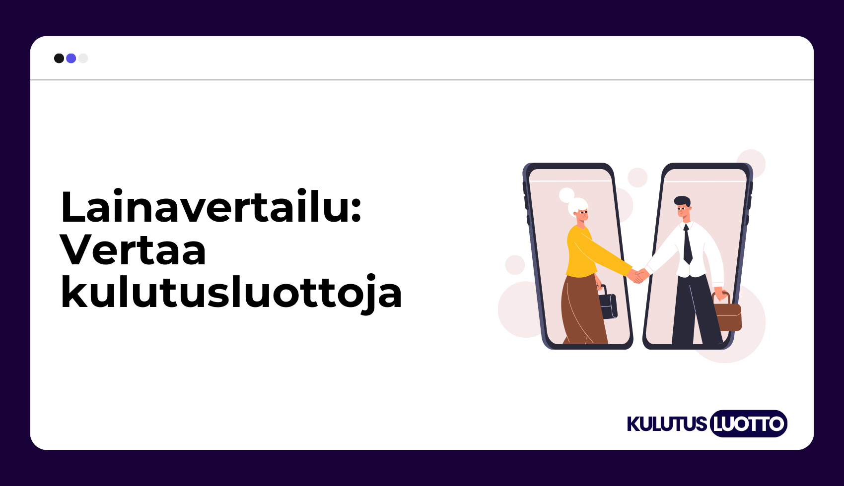 Lainavertailu: Vertaa kulutusluottoja