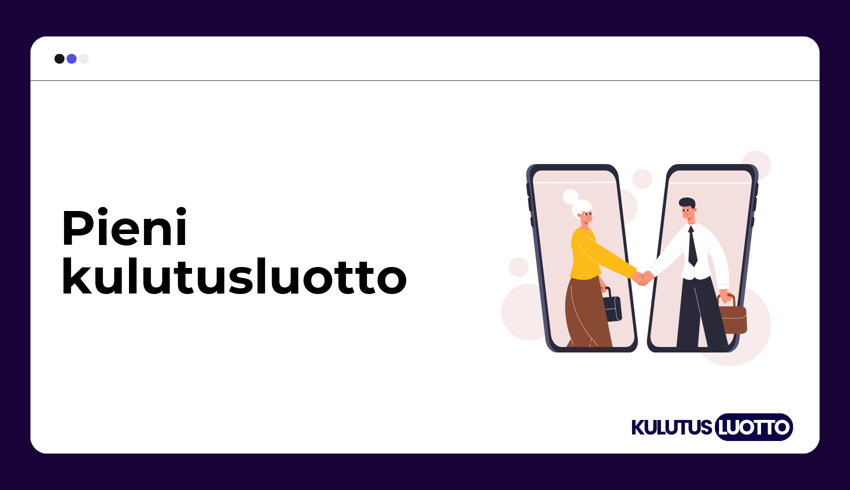 Pieni kulutusluotto